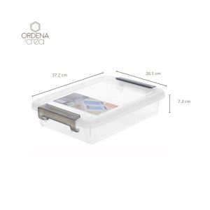 Caja transparente Flat grande
