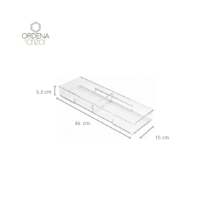 Bandeja con divisor grande