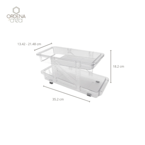 Organizador de bebidas expandible