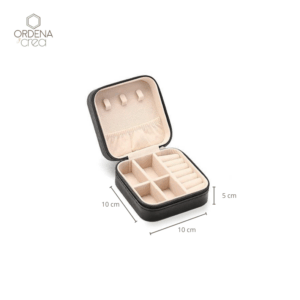 Joyero de viaje pequeño negro