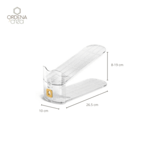 Organizador de zapatos transparente