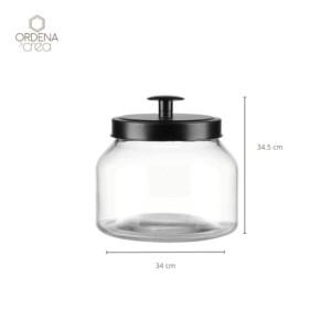 Frasco de vidrio pequeño